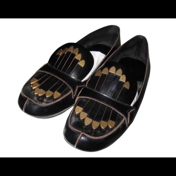 Chloé Black Harvard Loafers Flats - Picture 4 of 6